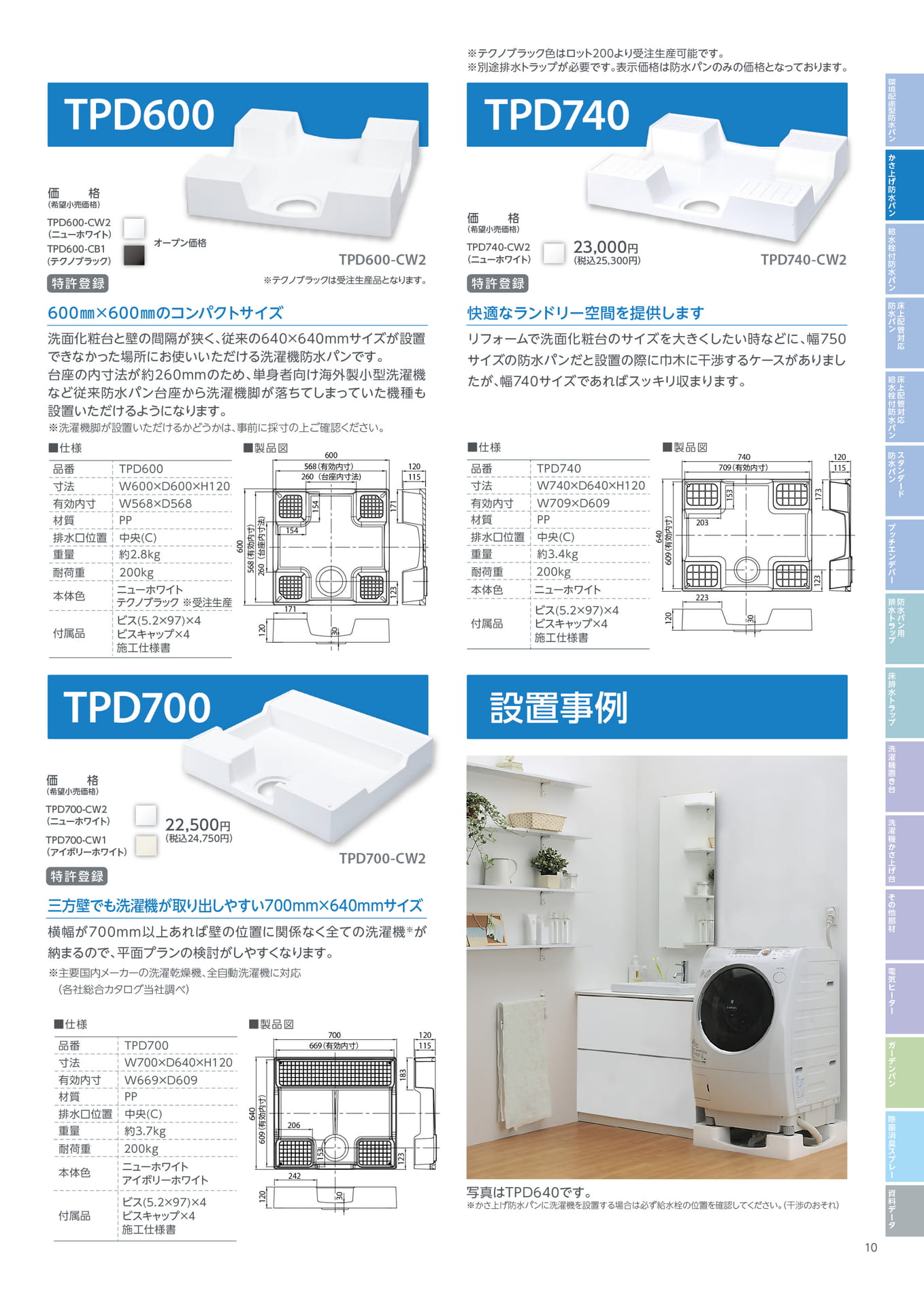 テクノテック かさ上げ防水パン イージーパン