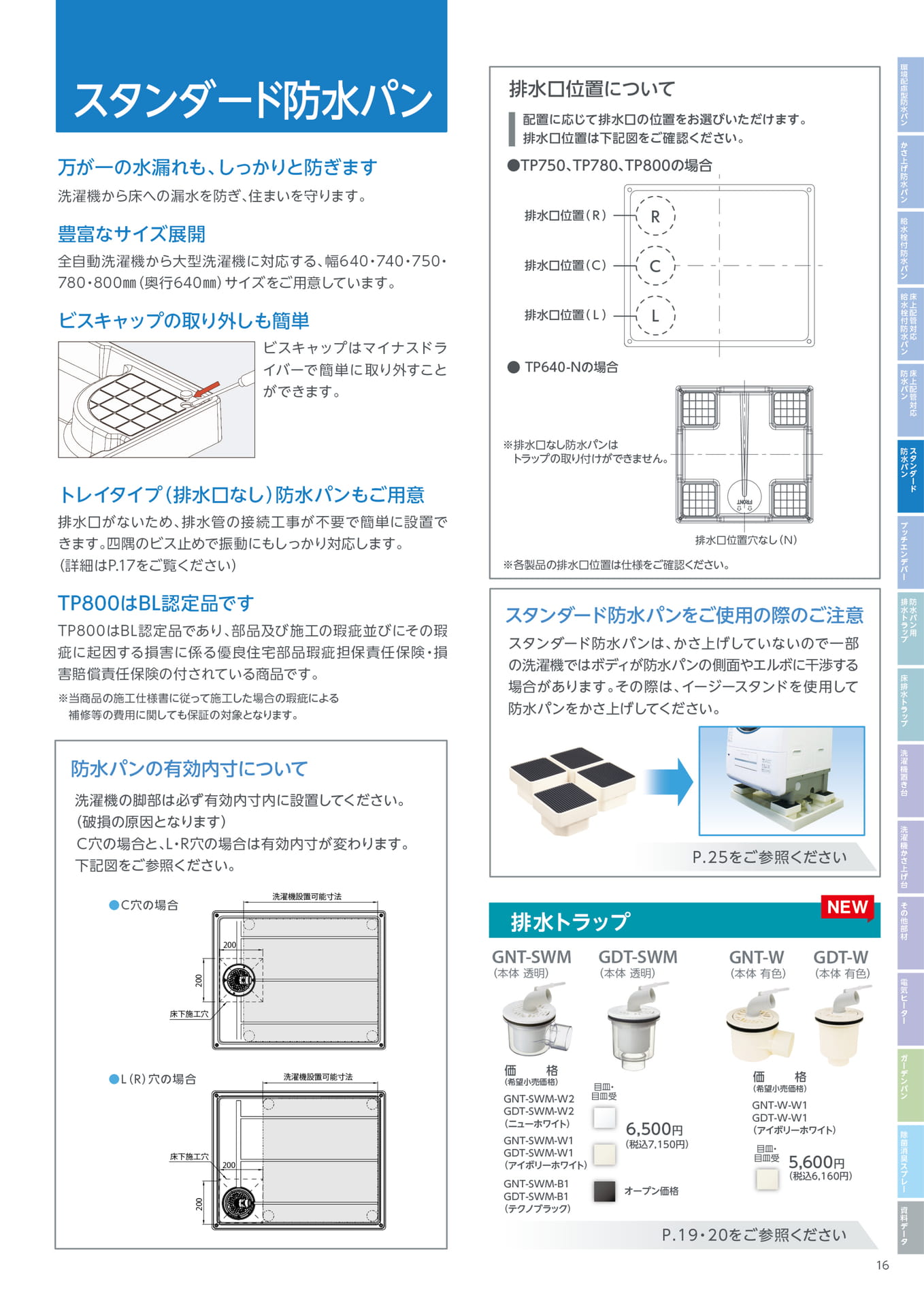 テクノテック スタンダード防水パン